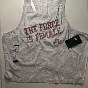 NWT Nike Air Tank Top The Force Is Female Size XXL